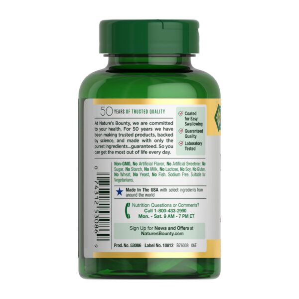 Nature's Bounty Magnesium, Bone and Muscle Health, Whole Body Support, Tablets, 500 Mg, 200 Ct - Image 8